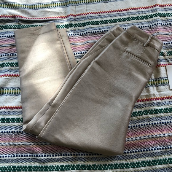 Co silk twill tapered pants, NWT, sz m - Picture 9 of 12